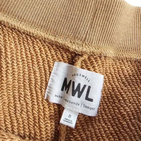 Madewell Make Weekends Longer MWL Lounge Shorts, Light Cotton, Pull On, Size S - Picture 6 of 7